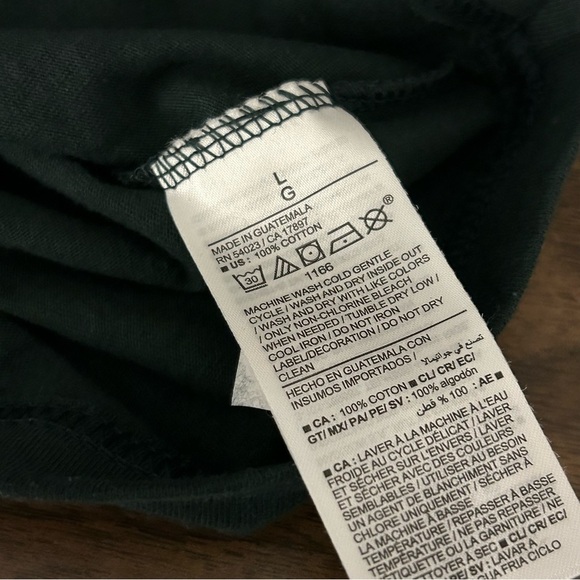 ❤️ NWT New York farmers market Men's Dark Green Graphic T-Shirt L - Picture 9 of 9